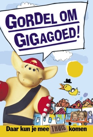 Goochem, mascotte campagne Gordel om...gigagoed!